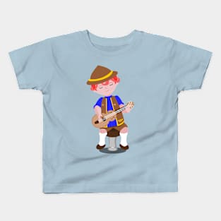 Guitar Doll Kids T-Shirt